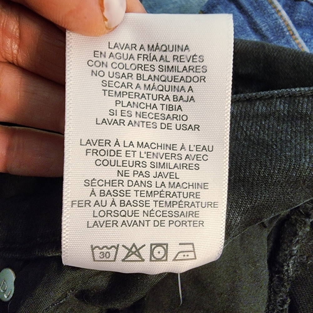 DEAR JOHN DENIM  HOLLY SUPER HIGH RISE WIDE HEMMED JEANS | JET SET WASH SZ 30 - Picture 16 of 16